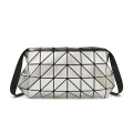 Rhomboid-gespleißte geometrische Box-Tasche mit All-Match-One-Shoulder Cross-Slember-Kette Helle Gesichts-Tasche