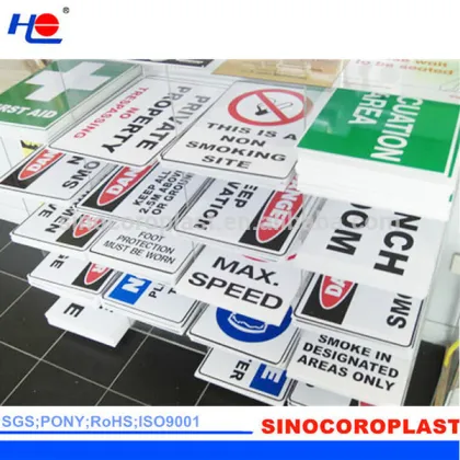 Plastic Coroplast Signs