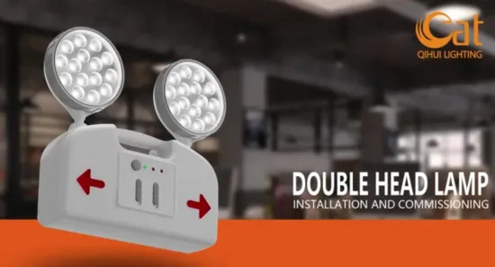 2x3W Double Head Emergency Exit Light