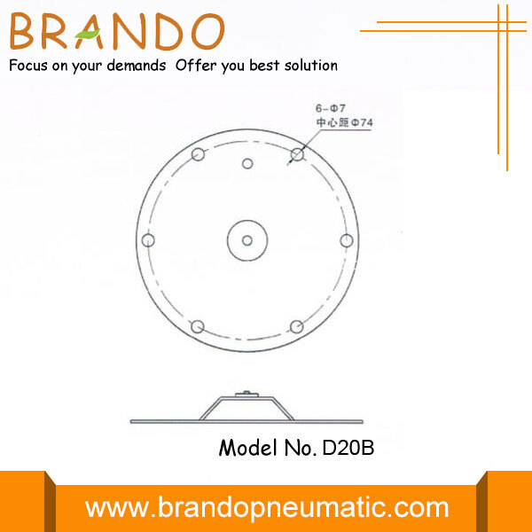 DMF-ZL-B pulse valve diaphragm dimension