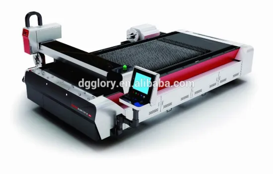 Fiber Laser Cutter and Engraver Equipment on Metal Tube