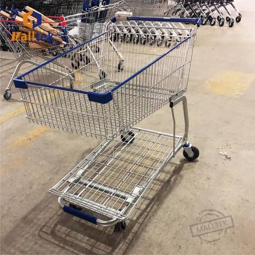 2 layer Metro Supermarket Shopping Trolley