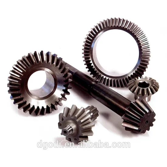 Helical hobbing machine spiral band spiral bevel gear set