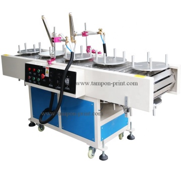 PP PE Bucket Bottle Helmet Hard Hat Glass Manual Flame Pre-Treatment Machine Equipment