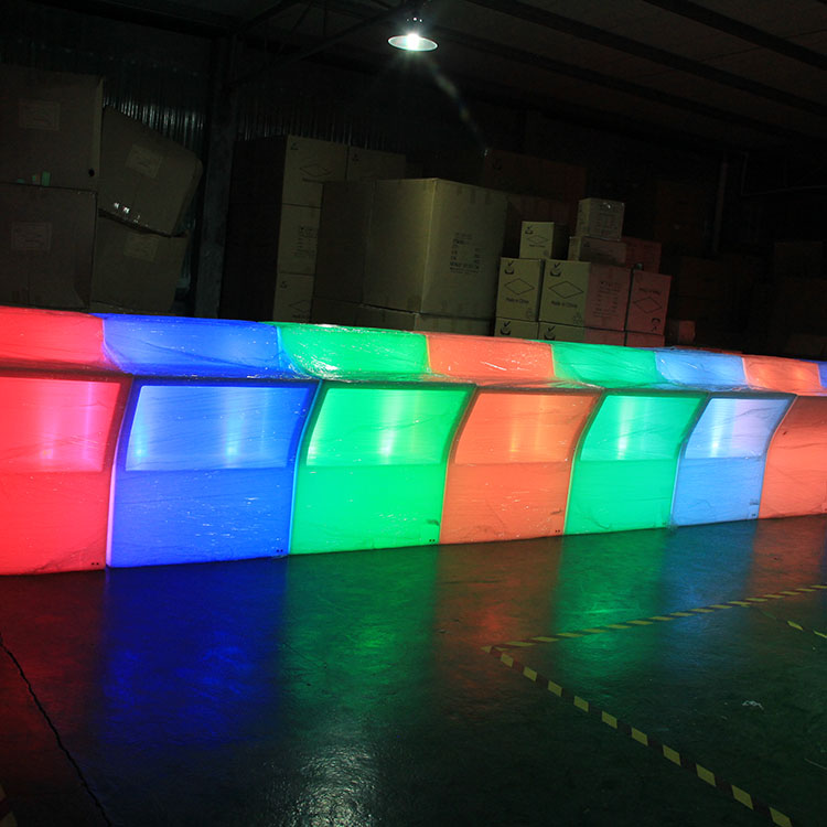 Factory Price Illuminated Led Furniture Bar Table