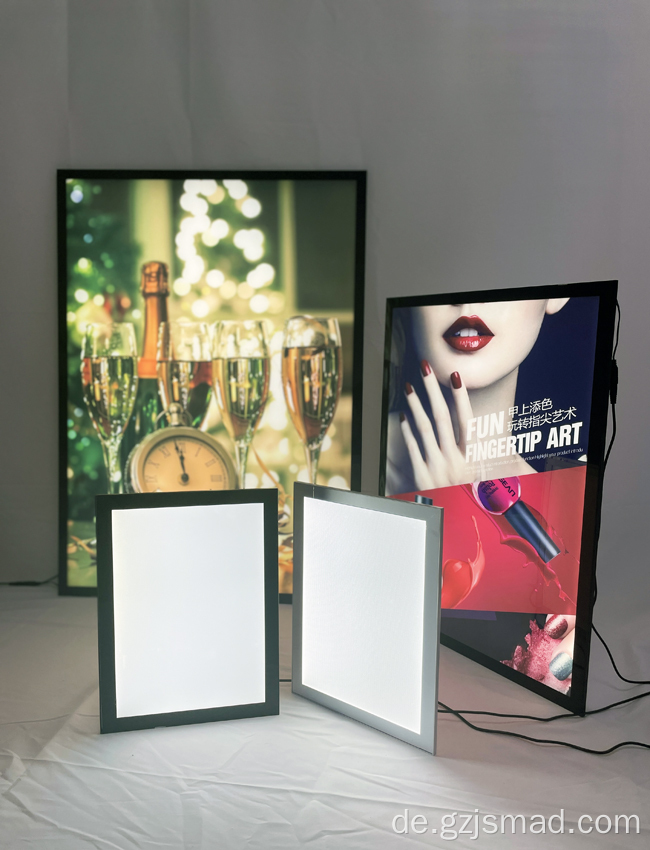 Wandmontage LED Poster Magnetic Advertising Light Box