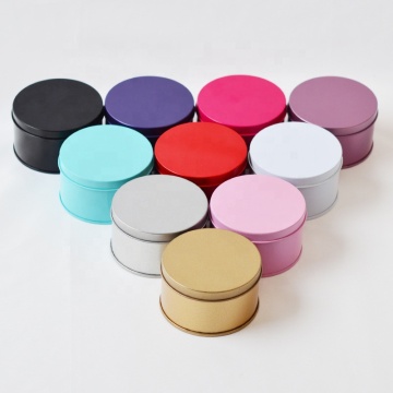 Custom Printed Multi Color Birthday Wedding Favour Tin Boxes - 3 Inch Round Storage Boxes