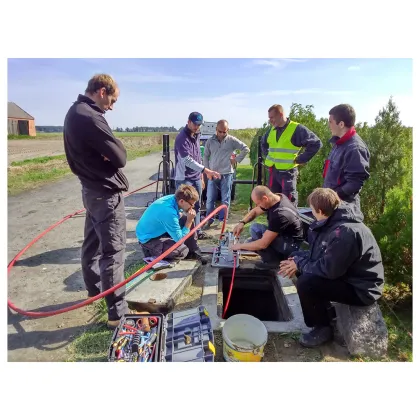 microduct fibre blowing fiber optic cable blower machine