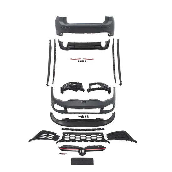 KSEEK Car Front Bumper Assembly Grille Body Kit for Golf8 GTI CS
