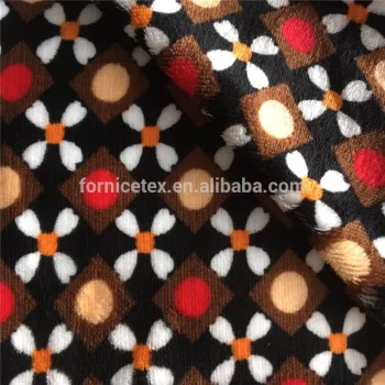 Memory Feature and Make to Order Supply Type 100%polyester Flannel fabric