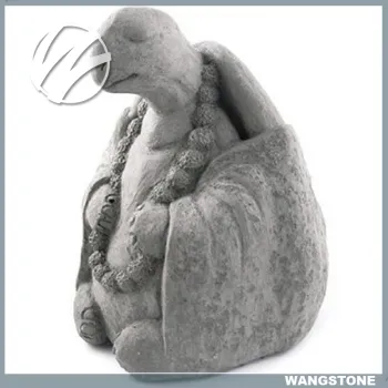 WS-CA325 Grey Granite Stone Tortoise Sculpture