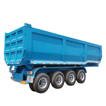 Trailer de volcado de 4 ejes de alta calidad - Chengda Factory Direct Suministre el mejor precio