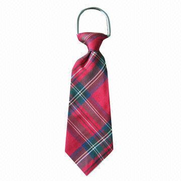 Silk Woven/Gift/Pat Necktie with Small Size, Measures 12 x 3cm