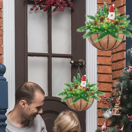 100% Natural Round Coconut Fiber Planter Basket Liners for Hanging Baskets