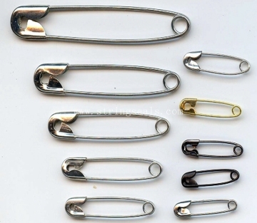 Various Styles Metal Safety Pins