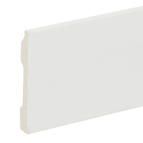Factory Price 3D LED Light Skirting Board White Extruded Polystyrene Baseboard