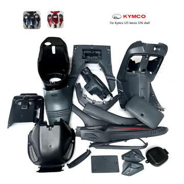 Kymco 125 Heroic Shell Complete Set GY6 Haomai PP Plastic Black Parts