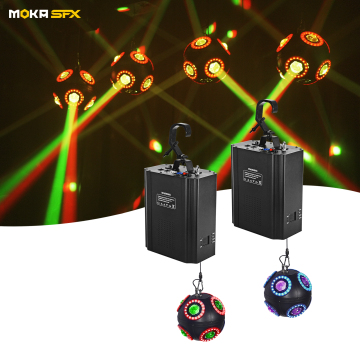 Moka SFX 8Pcs RGB LED Lifting 3In1 Kinetic Football Light DMX Lighting System for Night Club DJ Stage