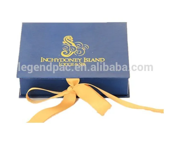high end professional blue jewelry packaging