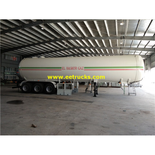 54000 lít 23 tấn được sử dụng Propane Tanker Trailers