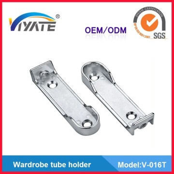Zinc alloy wardrobe tube bracket tube mounting brackets