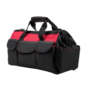 Waterproof Hard Bottom Tool Bag for Men - Wide Mouth Tote for Various Tools