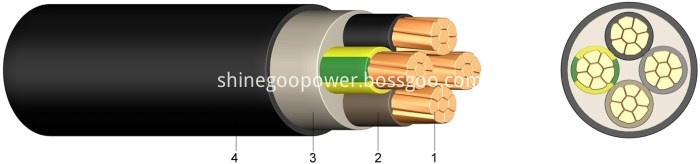 4x4mm2 power cable