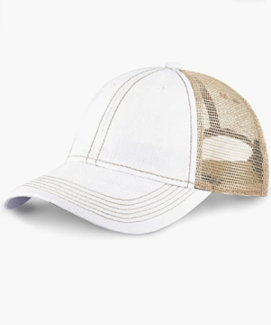 Trucker Hat Dyed Cap Adjustable Outdoor Headwear
