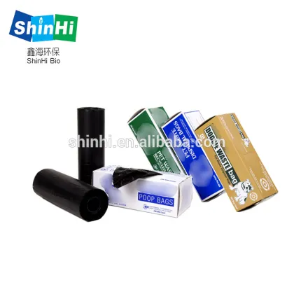 a large number of Biodegradable Paws-Print-Pet-Bags