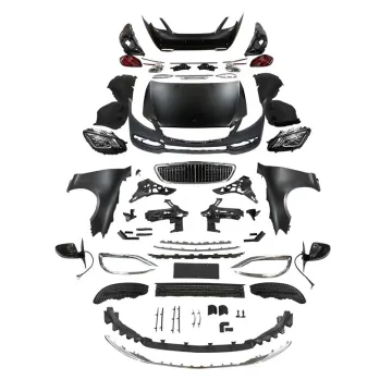 Mercedes-Benz S-Class W221 to W222 Maybach Complete Surround Kit Upgrade: Large Surround Modification Included