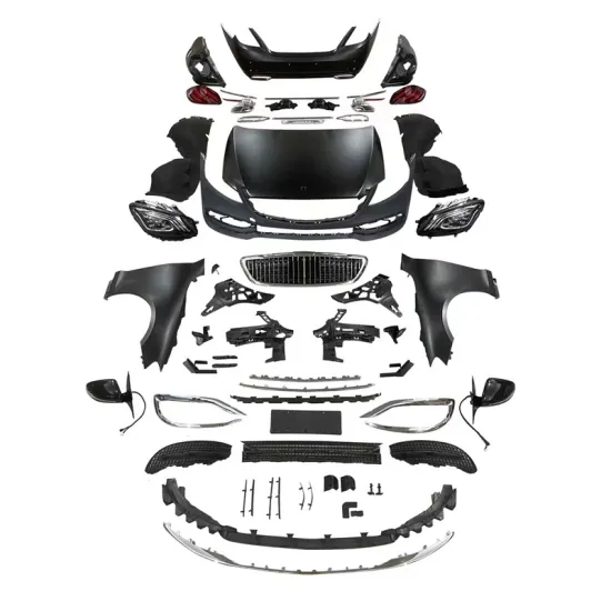 Mercedes-Benz S-Class W221 to W222 Maybach Complete Surround Kit Upgrade: Large Surround Modification Included