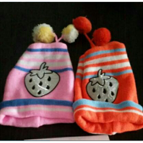 Infant Kids Cotton Cap with Neck Cover