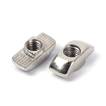 NUTS DE TROPED TRATIVAS DE ACERO estándar (M3, M4, M5) para aplicaciones de extrusión de aluminio 2020 y aplicaciones en V-lot
