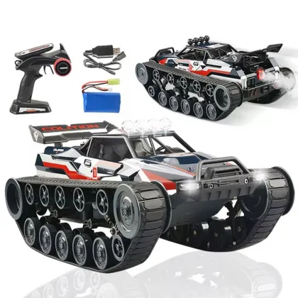 Flyxinsim 2.4G JJRC 2063 RC Car Tank military tank vehicle rc Remote Control Toy Car  Tank