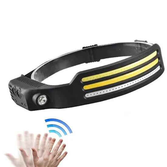 Popular COB LED Head Torch Light - USB Rechargeable Induction Headlamp