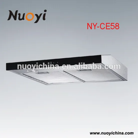 Manual operation kitchen exhaust range hood/slim cooker hood