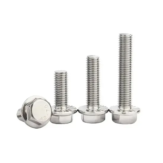High Quality Stainless Steel Hexagon Flange Bolts M3-M30
