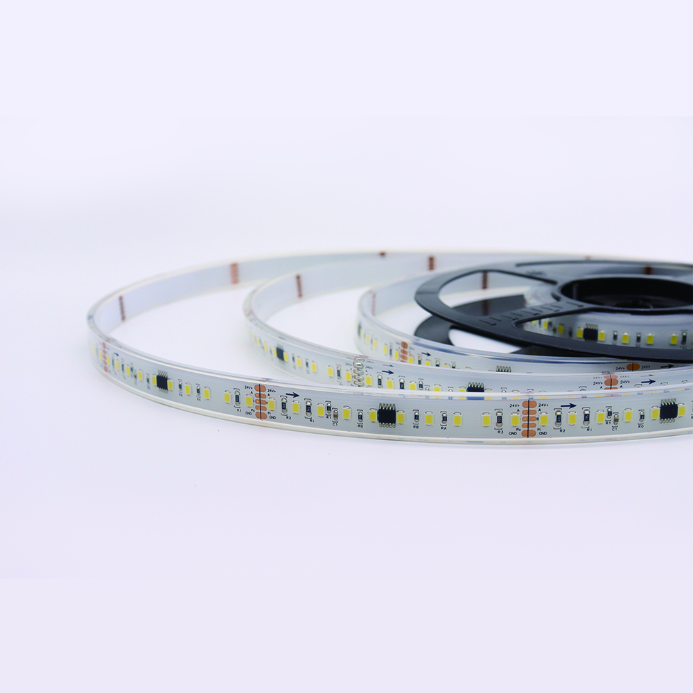 LED Flex 12mm LED DMX512 Blanca SMD 2835 قابلة للعنوان LED Pixel Tape Light 12 بكسل