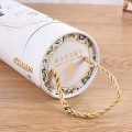 Cardboard Tube Packaging Round Paper Box with Handle