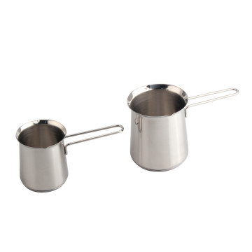 Double Bottom Stainless Steel Milk Jug with Handle