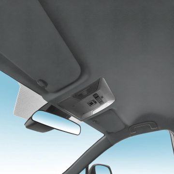 Schwarzer Wildleder -Headliner für Home/DIY/Autoersatz/Reparatur