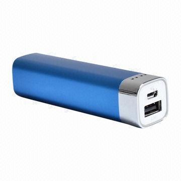 2,200mAh Power Bank with Aluminum Shell (Cylndrical Surface）