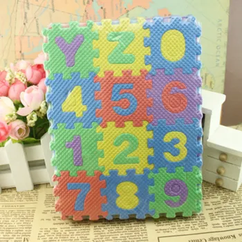 36pcs/set Children Mini EVA Foam Alphabet Letters Numbers Floor Soft Baby Mat 3D Safety Puzzle Kids Learning Educational Toys