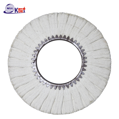 White Finger Sisal Puffing Wheel