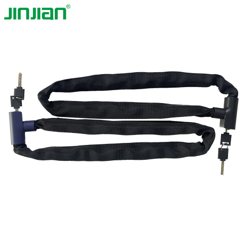 Polypropylene fiber sleeve chain lock bike