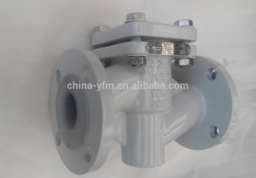 through-way PFA Lined lift check valve manufacturer