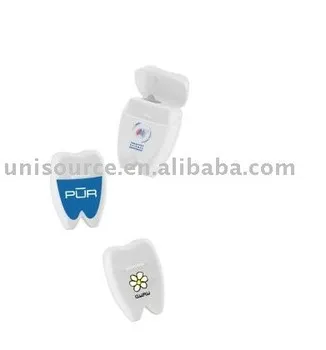 Small teeth shape dental floss