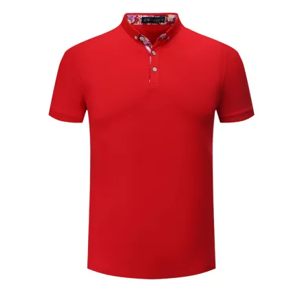 Bauhinia pattern Polo shirt