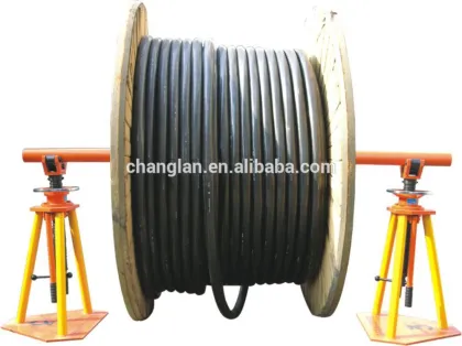 drum stand for cable drum lifting