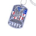 Custom Finisher Pendant American Flag Dog Tag